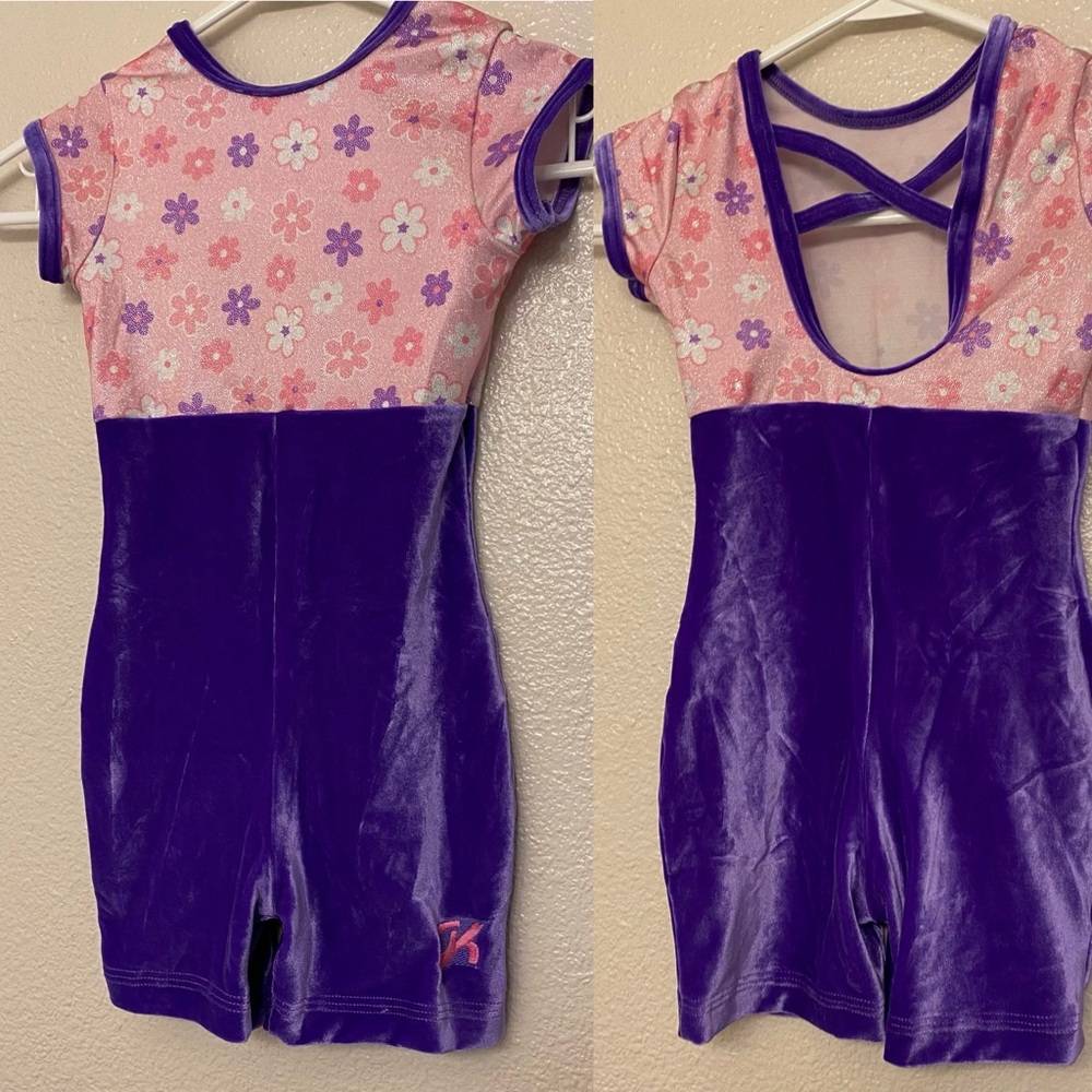 GK Purple and Pink Kids Dance Costume